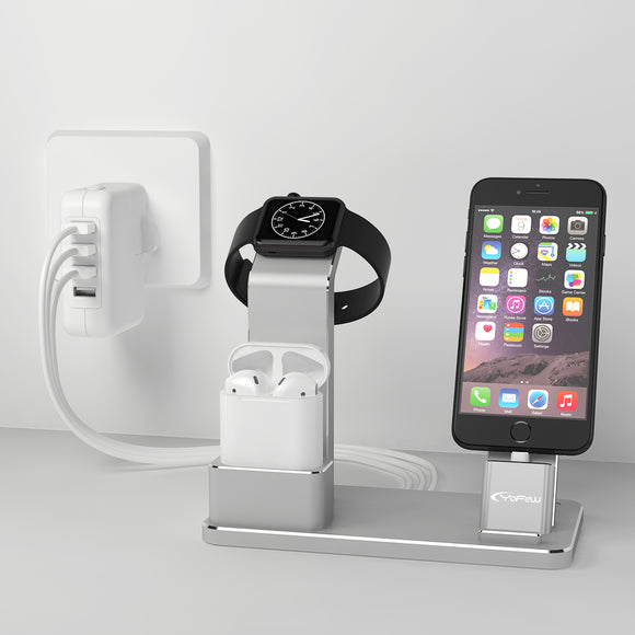 YoFeW Charging Stand Apple Watch Aluminum Watch Charging Stand Dock Holder